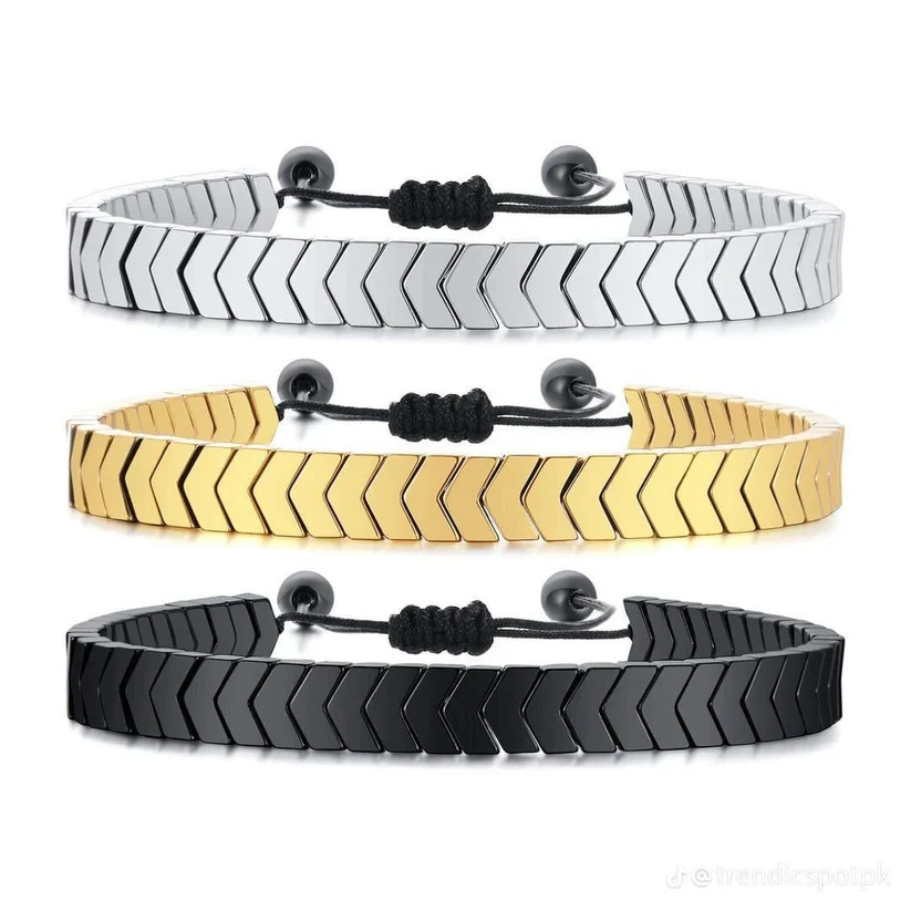 6mm Arrow Bracelet For Men/Women