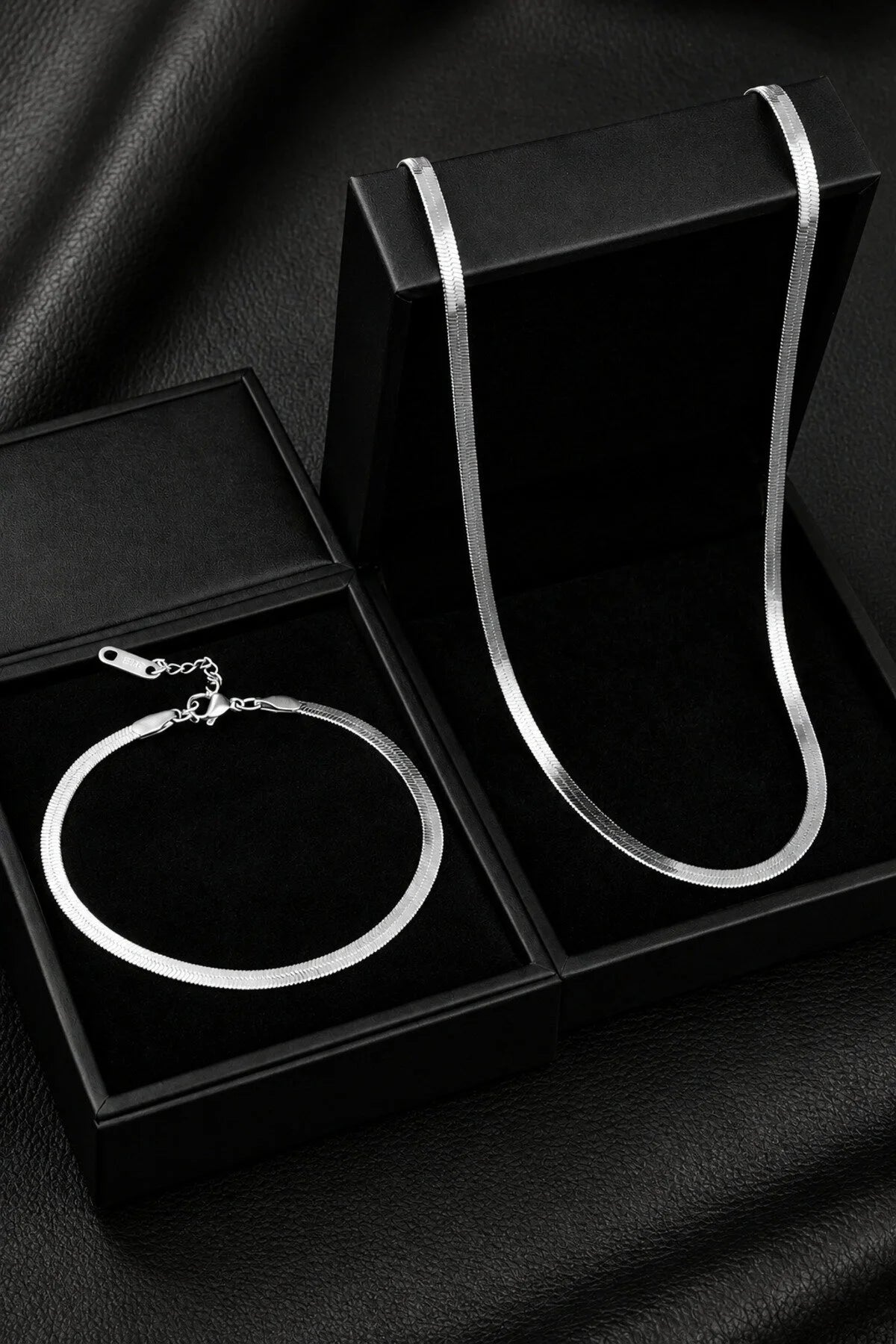 Snake Chain Bracelet Set